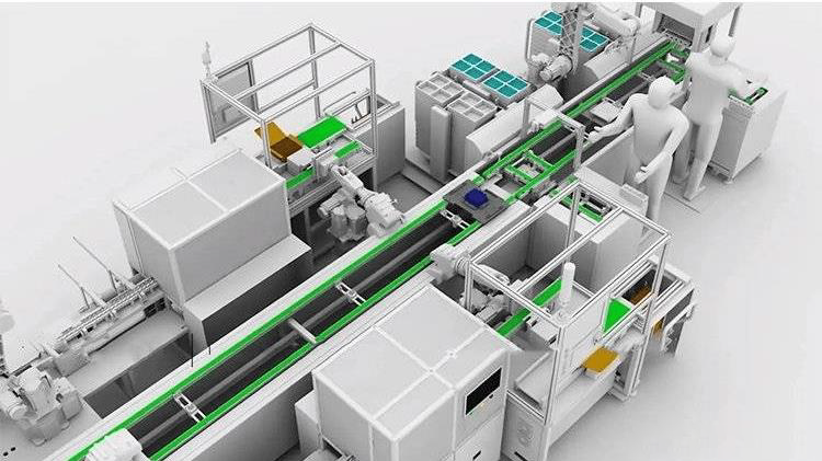 خط إنتاج أوتوماتيكي لبطاريات تخزين الطاقة
